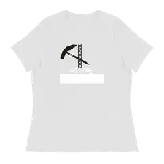 El piolet de Whymper, T-shirt femme en blanc