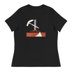 El piolet de Whymper, T-shirt femme en noir