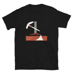 El piolet de Whymper, Baumwoll-T-Shirt in Schwarz