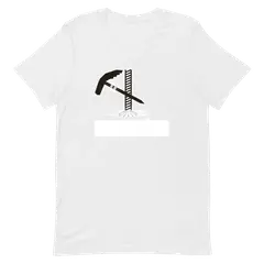 El piolet de Whymper, Premium-Baumwoll-T-Shirt in Weiß