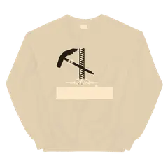 El piolet de Whymper, sudadera de cuello redondo en color arena
