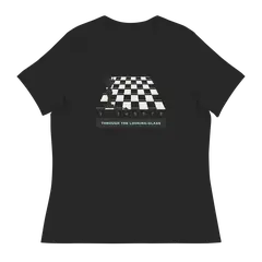 El tablero de la reina roja, Damen-T-Shirt in Anthrazit
