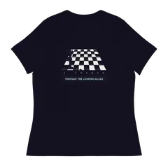 El tablero de la reina roja, Damen-T-Shirt in Navy