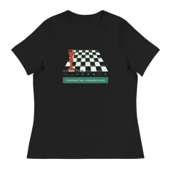 El tablero de la reina roja, Damen-T-Shirt in Schwarz