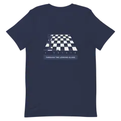 El tablero de la reina roja, Premium-Baumwoll-T-Shirt in Navy