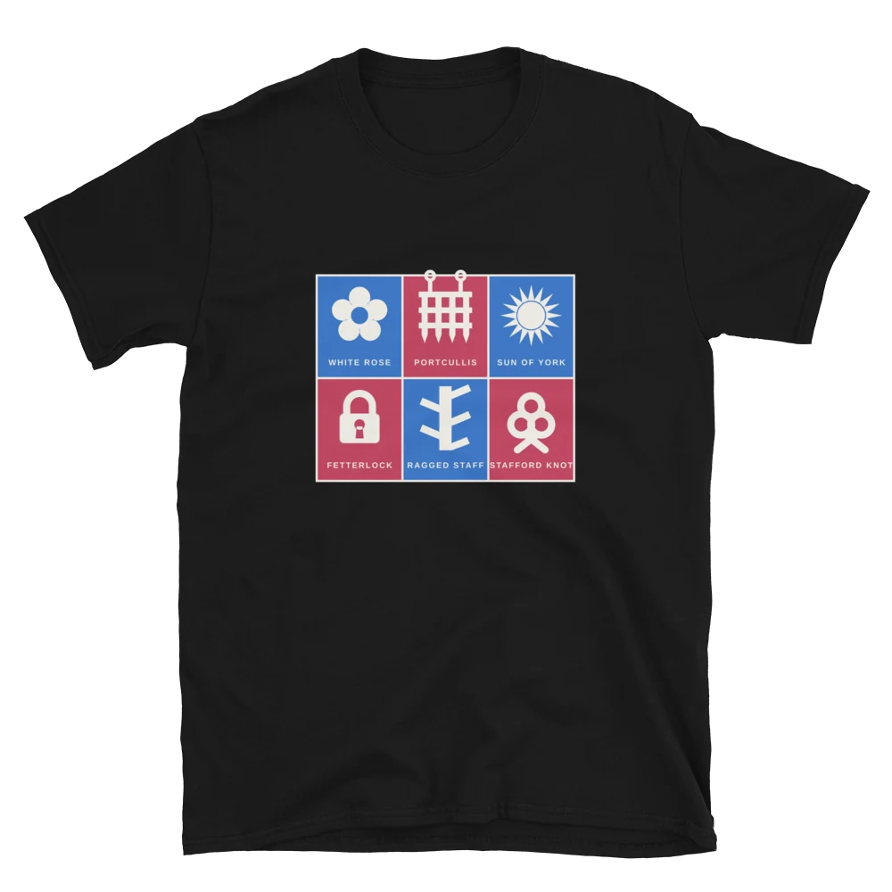 Insignias de manga, camiseta de algodón en color negro