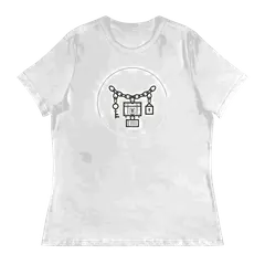 La cadena de Marley, camiseta de mujer en color blanco