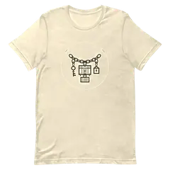 La cadena de Marley, camiseta premium de algodón en color arena