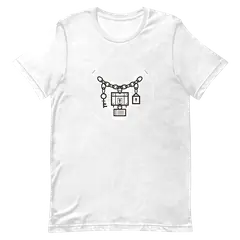La cadena de Marley, camiseta premium de algodón en color blanco