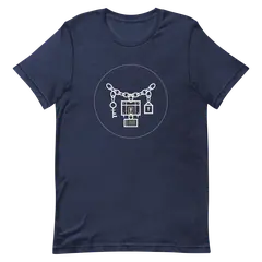 La cadena de Marley, camiseta premium de algodón en color marino