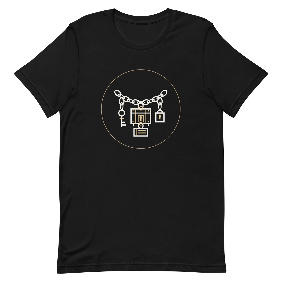 La cadena de Marley, camiseta premium de algodón en color negro