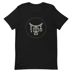 La cadena de Marley, camiseta premium de algodón en color negro