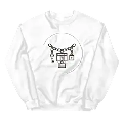 La cadena de Marley, sweat col rond en blanc