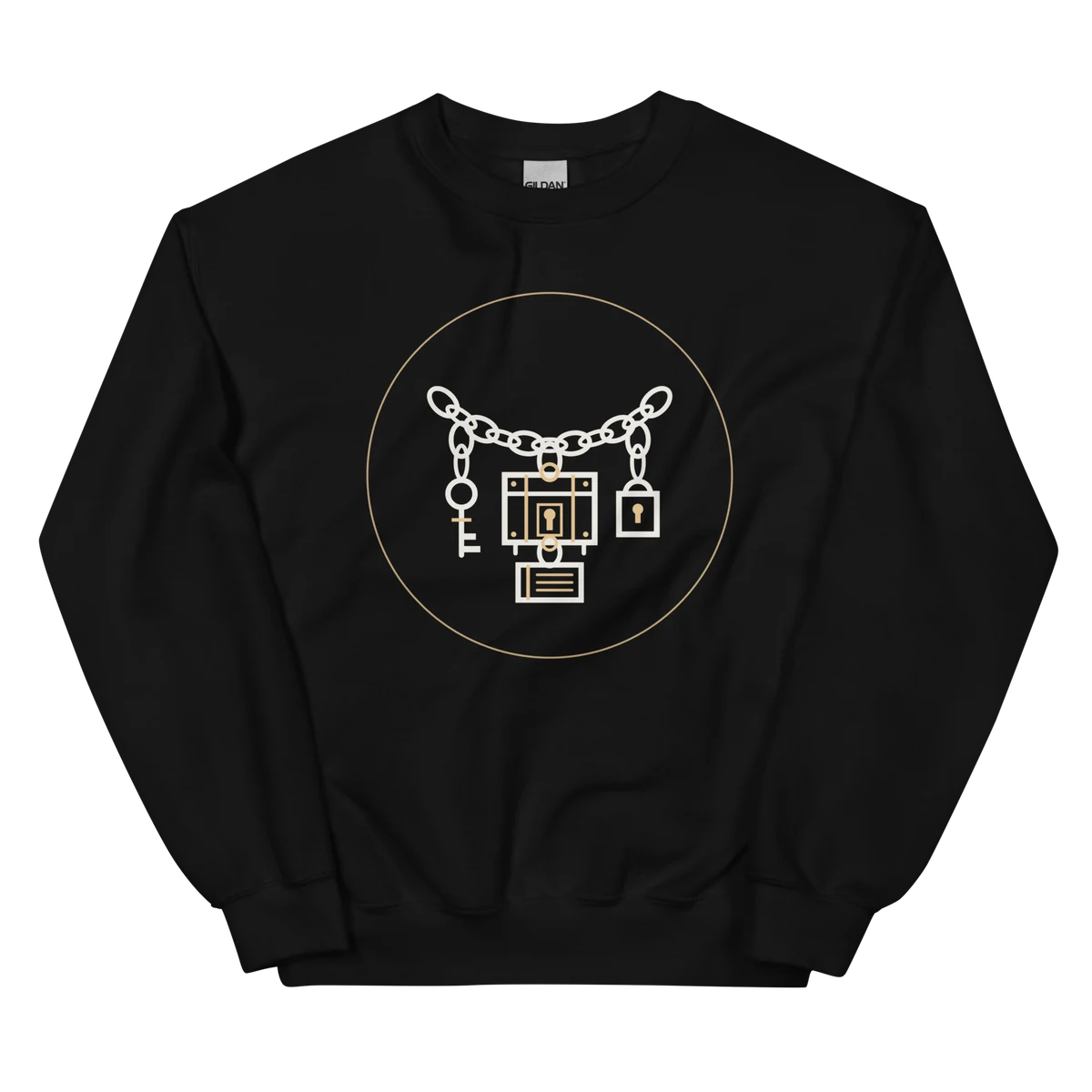 La cadena de Marley, sweat col rond en noir