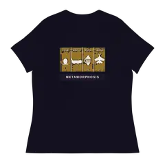 La cadena de Merian, camiseta de mujer en color marino