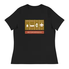 La cadena de Merian, camiseta de mujer en color negro