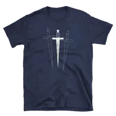 La daga de Macbeth, camiseta de algodón en color marino