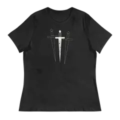 La daga de Macbeth, camiseta de mujer en color antracita