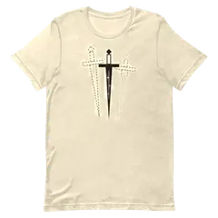 La daga de Macbeth, camiseta premium de algodón en color arena