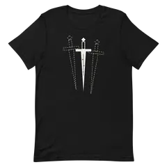 La daga de Macbeth, camiseta premium de algodón en color negro