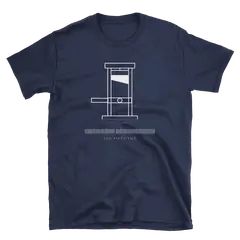 La guillotina, camiseta de algodón en color marino