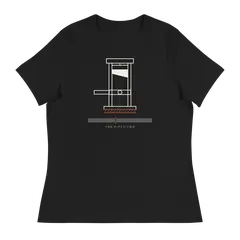 La guillotina, camiseta de mujer en color negro