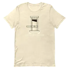 La guillotina, camiseta premium de algodón en color arena