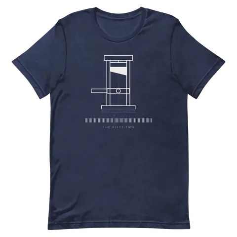 Premium-T-Shirt zu Historia de dos ciudades · La guillotina
