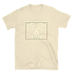 La tabla de 1891, camiseta de algodón en color arena