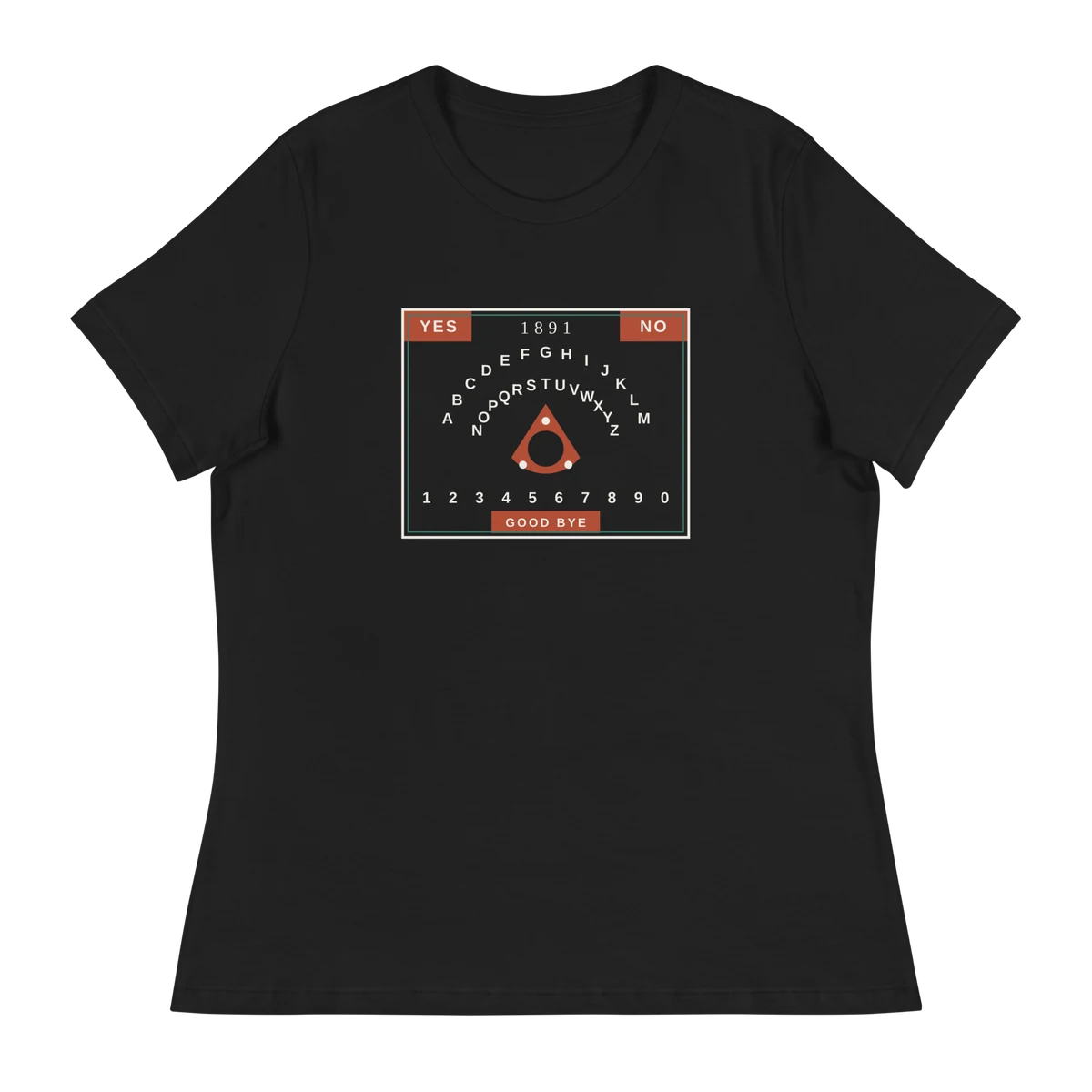 La tabla de 1891, camiseta de mujer en color negro
