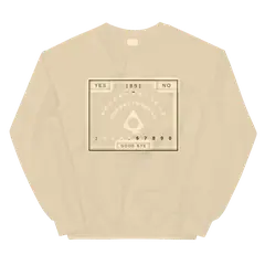 La tabla de 1891, sudadera de cuello redondo en color arena