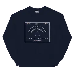 La tabla de 1891, sudadera de cuello redondo en color marino