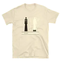 Las dos hermanas, camiseta de algodón en color arena