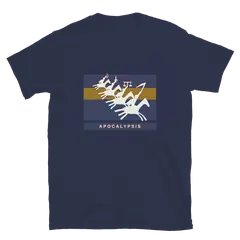 Los cuatro jinetes, Baumwoll-T-Shirt in Navy