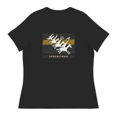 Los cuatro jinetes, camiseta de mujer en color antracita