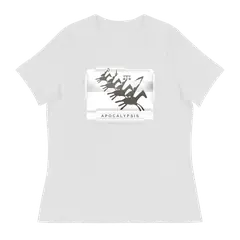Los cuatro jinetes, camiseta de mujer en color blanco