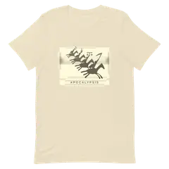 Los cuatro jinetes, camiseta premium de algodón en color arena