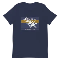 Los cuatro jinetes, camiseta premium de algodón en color marino