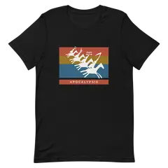 Los cuatro jinetes, camiseta premium de algodón en color negro