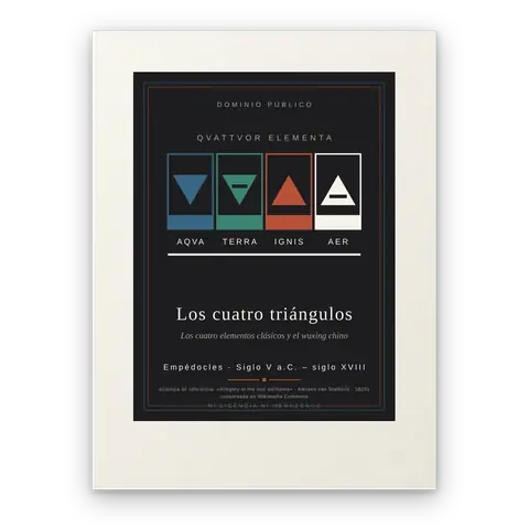 Póster de El ritual de Lily · Los cuatro triángulos