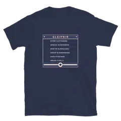 Los seis ingredientes, camiseta de algodón en color marino