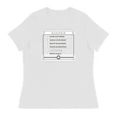 Los seis ingredientes, camiseta de mujer en color blanco