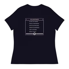 Los seis ingredientes, camiseta de mujer en color marino