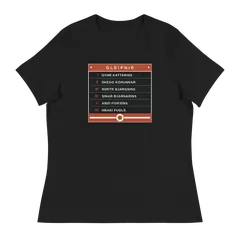 Los seis ingredientes, camiseta de mujer en color negro