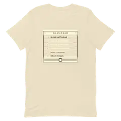 Los seis ingredientes, camiseta premium de algodón en color arena
