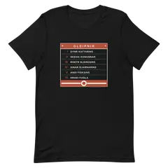 Los seis ingredientes, camiseta premium de algodón en color negro
