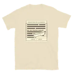 No se puede mirar, Baumwoll-T-Shirt in Sand