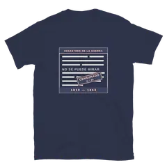 No se puede mirar, Baumwoll-T-Shirt in Navy