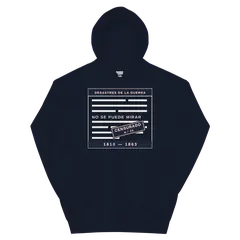 No se puede mirar, sudadera con capucha en color marino