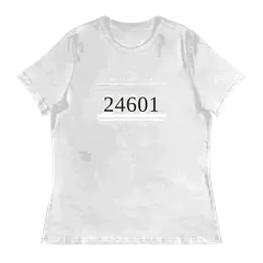 Número 24601, camiseta de mujer en color blanco